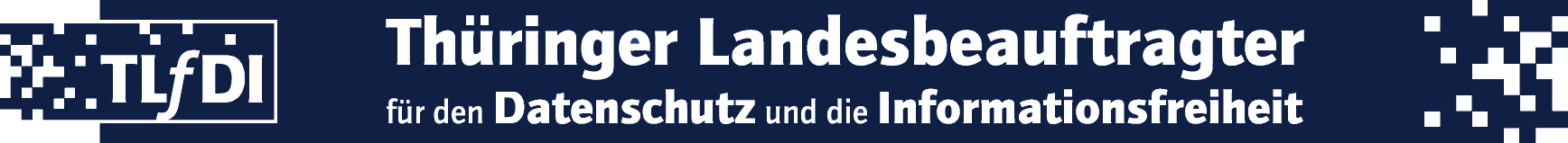 beim Anklicken des Logos gelangen Sie auf die Startseite des TLfDI